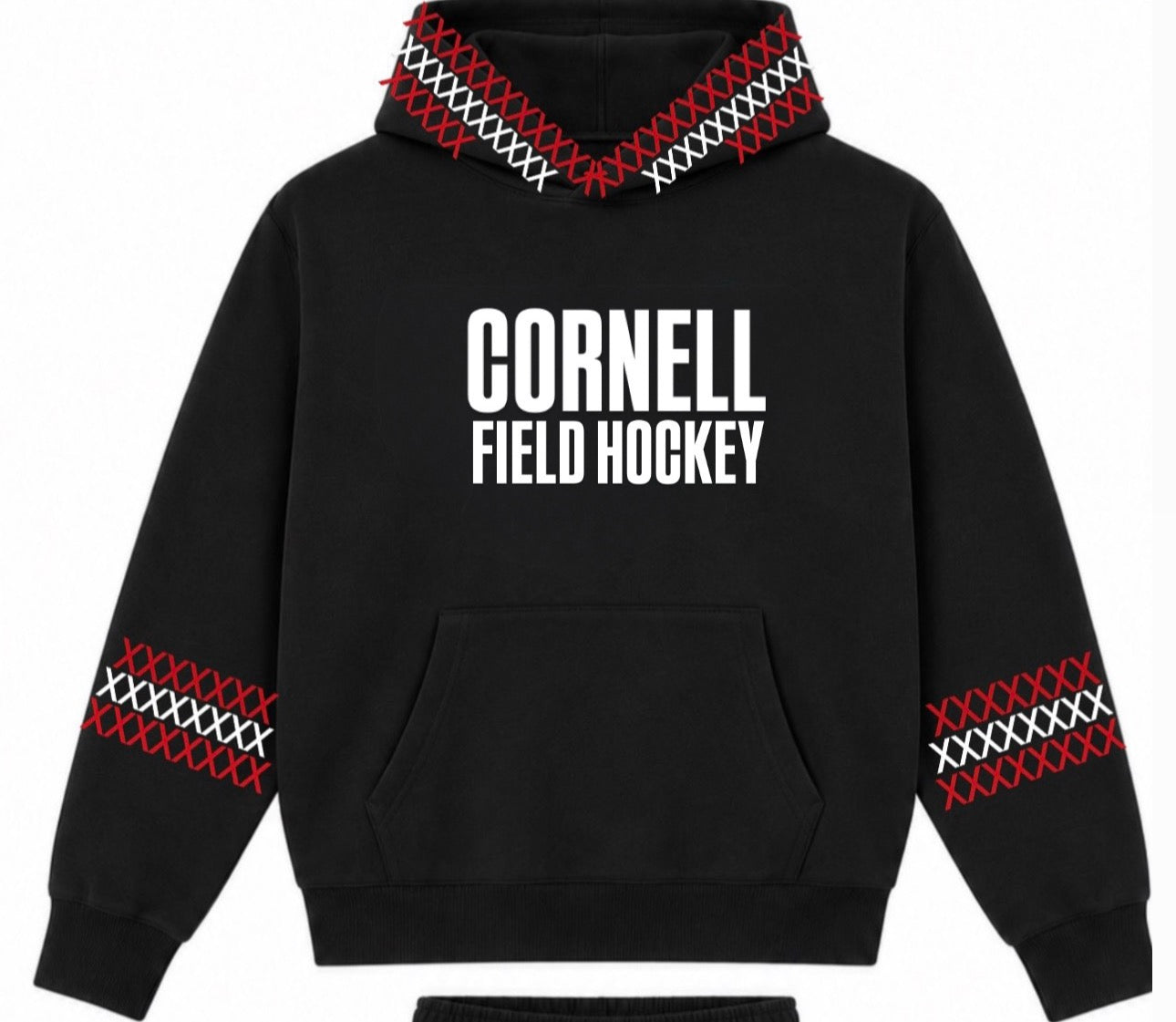 CORNELL FH BLACK HOODIE