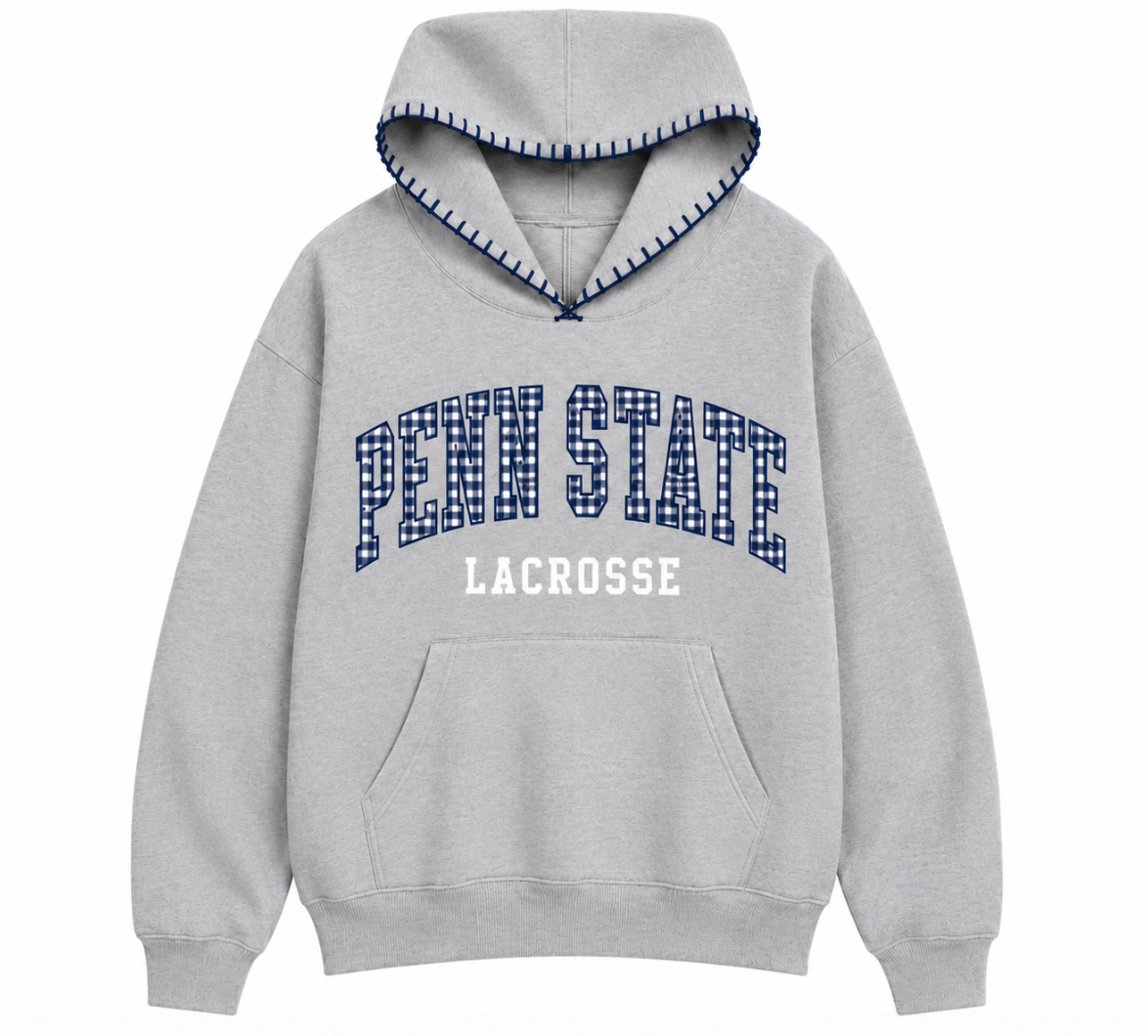 GRAY PSU HOODIE
