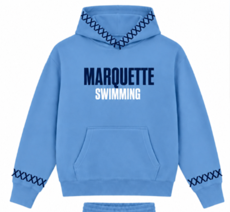 MARQUETTE SWIMMING HOODIE