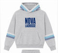 NOVA LACROSSE GRAY HOODIE