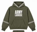 GREEN ARMY LACROSSE HOODIE